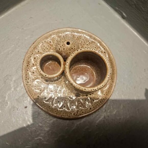 Glazed Pottery Incense Holder 4 in 1 - Picture 1 of 5